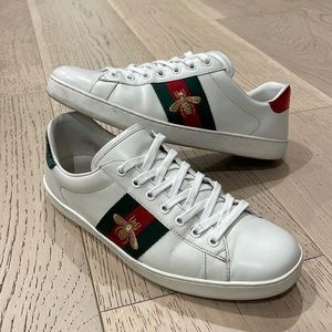 Gucci Ace Embroidered Sneaker (Men Size 9.5 = US 10)